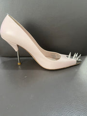 Alexander McQueen Punk Stud Leather Stiletto Pumps